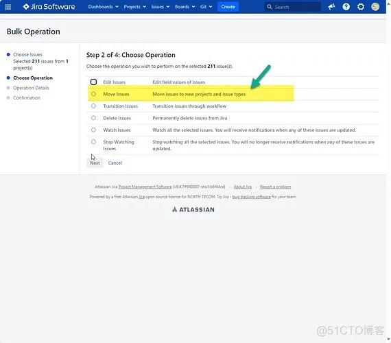 JIRA 如何在项目之间移动 Issue_issue_03